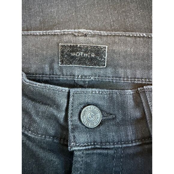 Mother The Insider Crop Step Fray in Not Guilty Black Size 29 - Picture 9 of 12